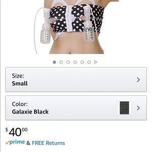 Pump Ease Hands-free pumping bra, small